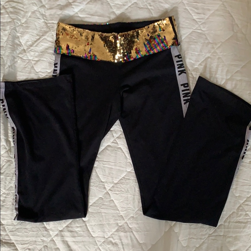PINK Victoria Secret Yoga BLING yoga pants